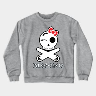 2-sided MFLP Winking Pinball Pirate with bow Crewneck Sweatshirt